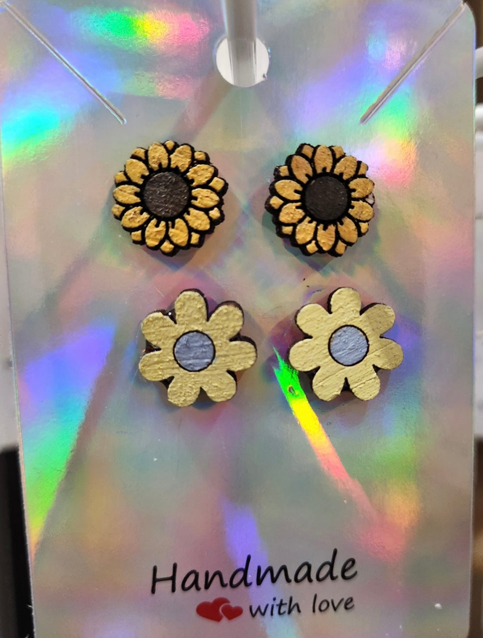 Flower Stud Earrings