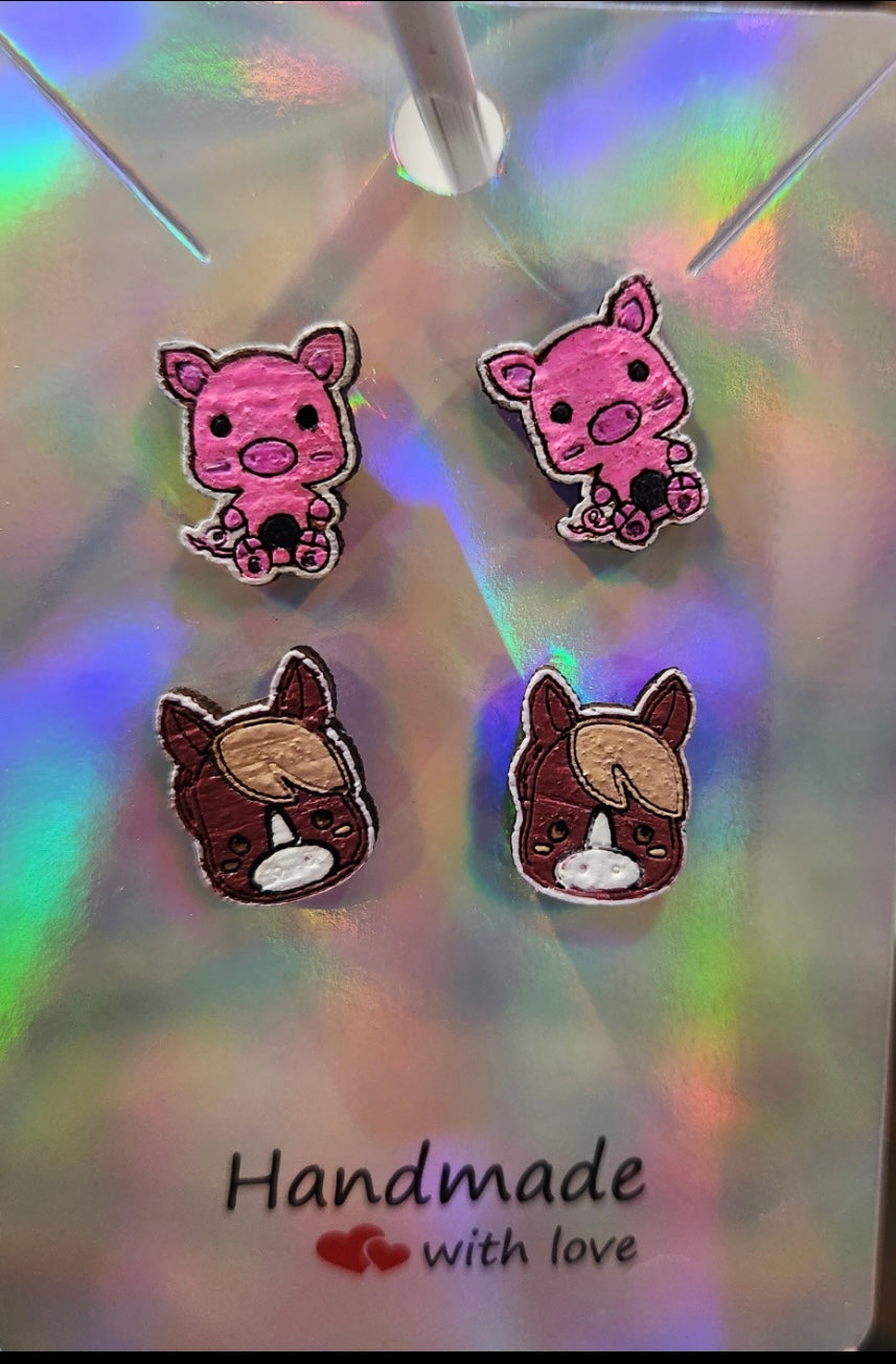 Animals Stud Earrings